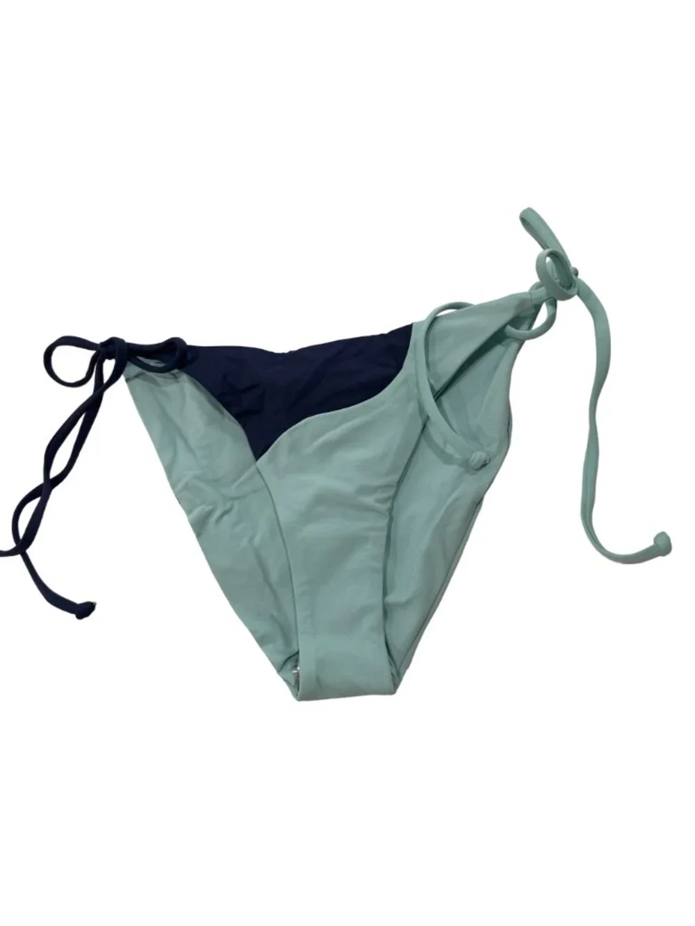 L*Space Color Block Dani Bikini Bottoms in Slate Pool XLarge New Womens Swimsuit